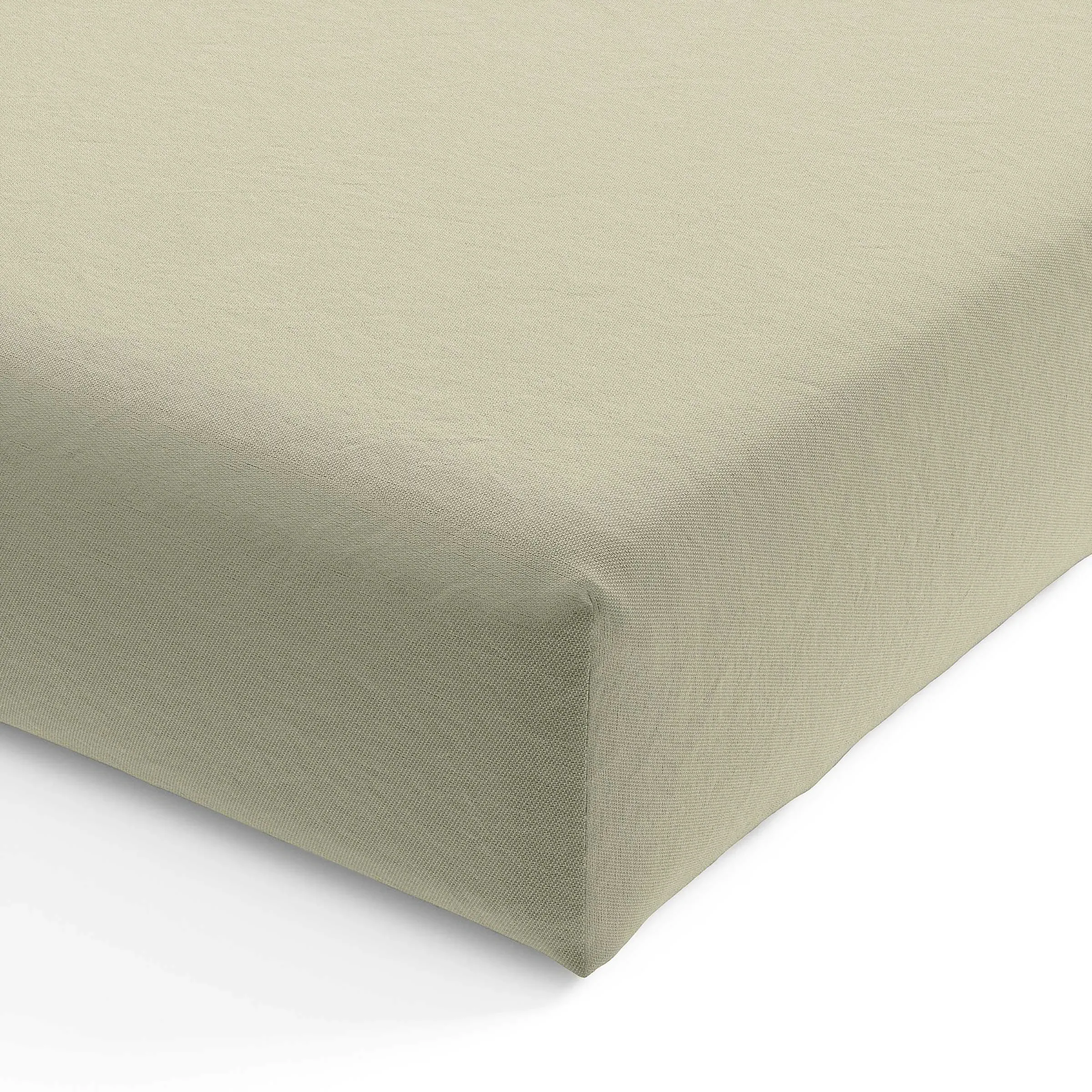 Super King Fitted Sheet 200 Thread Count - Sage
