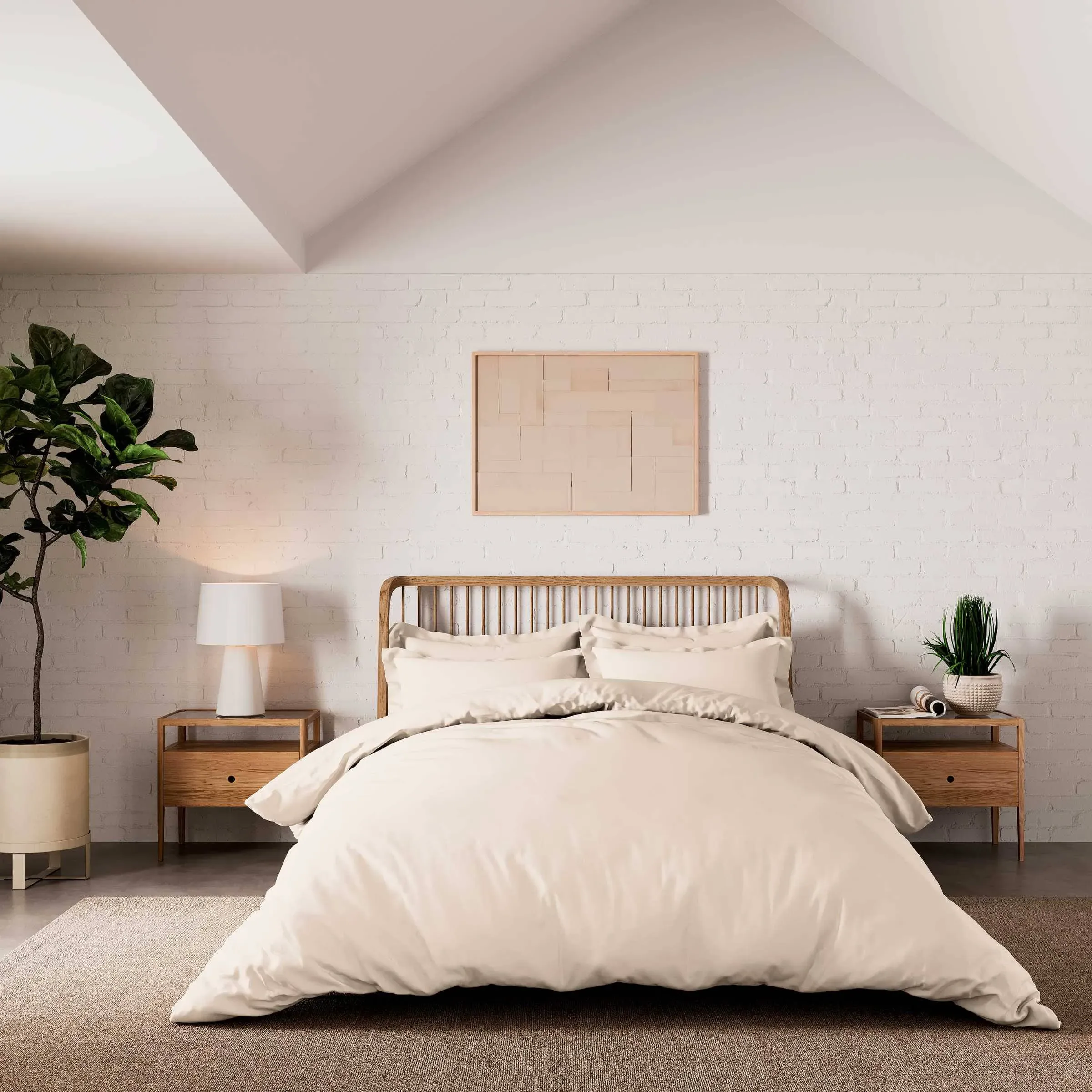 Double Duvet Cover 500 Thread Count - Linen, Cotton