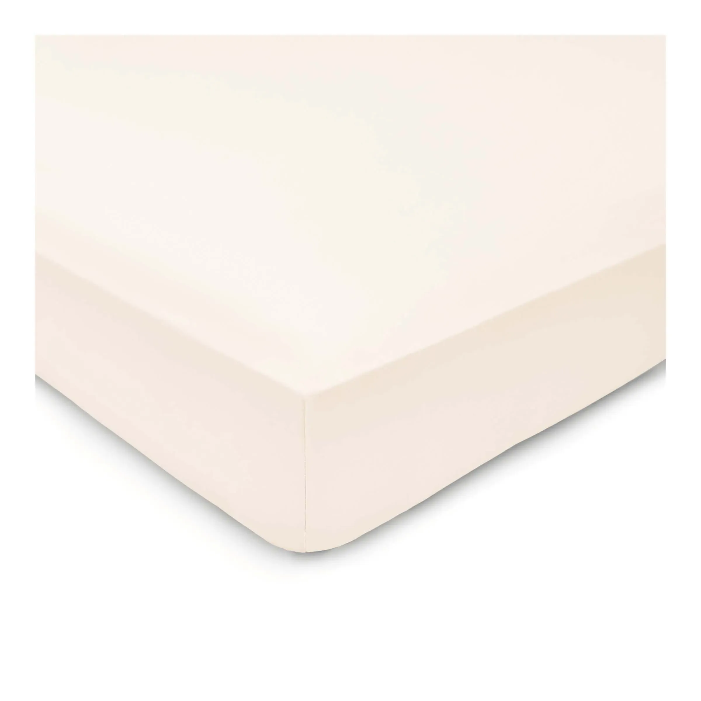 Double Fitted Sheet 500 Thread Count - Cream
