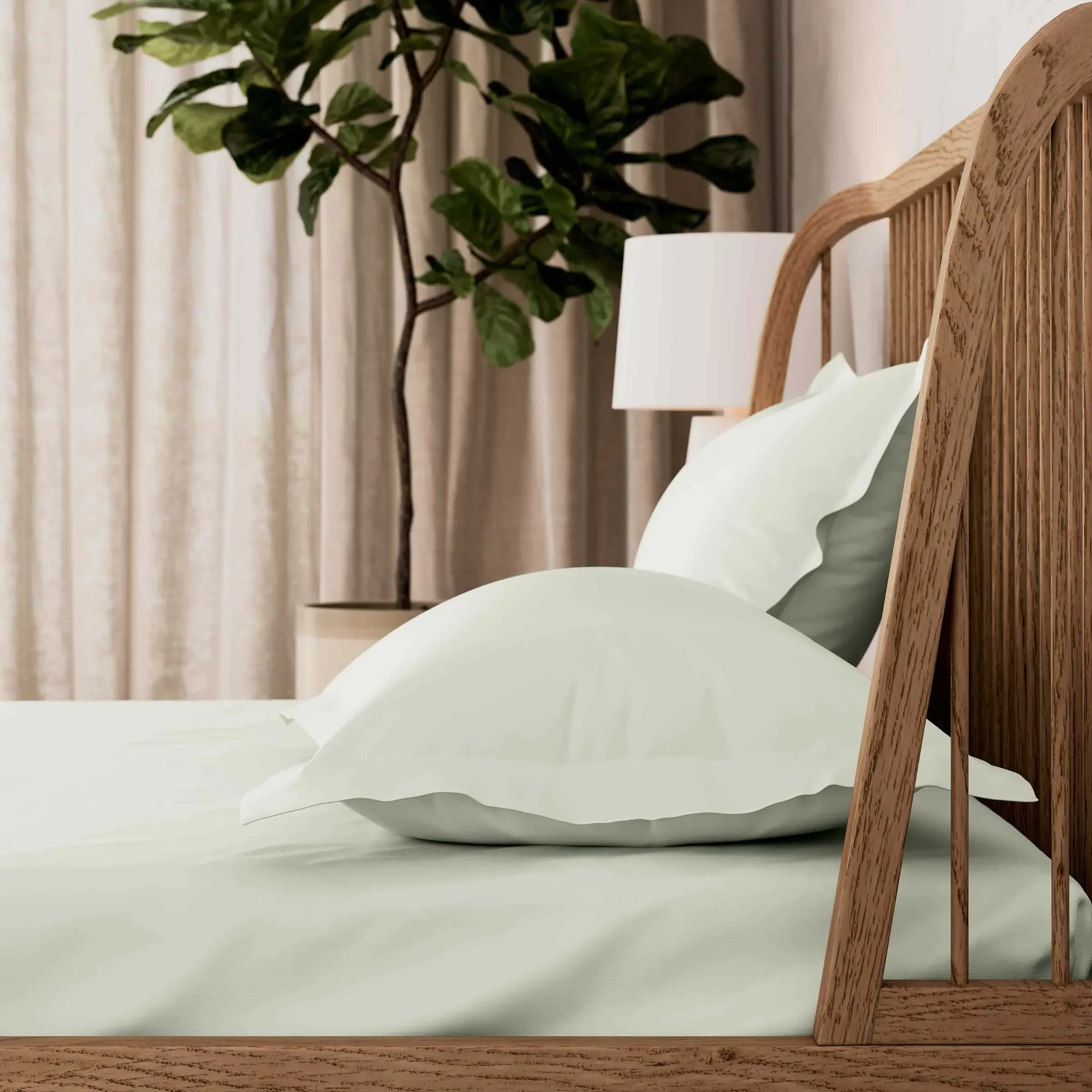 Double Fitted Sheet 500 Thread Count - Sage