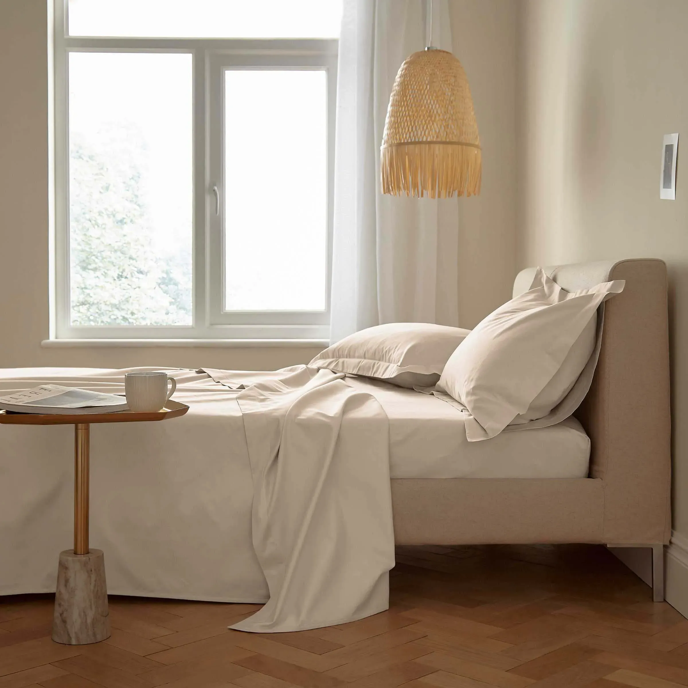 Double Flat Sheet 500 Thread Count - Linen, Cotton