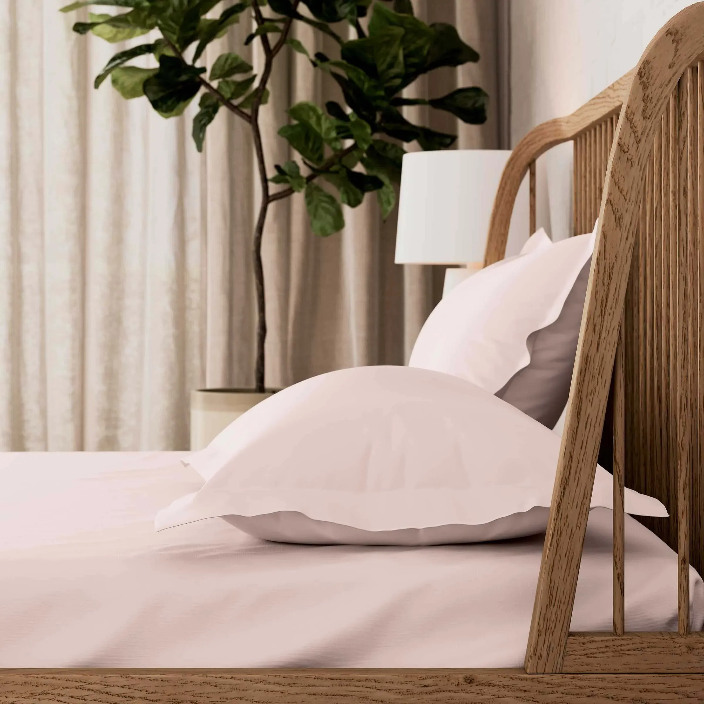 Emperor Fitted Sheet 500 Thread Count - Pink image