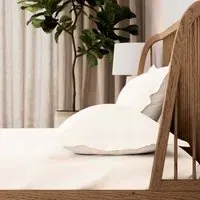 King Size Fitted Sheet 500 Thread Count - Cream