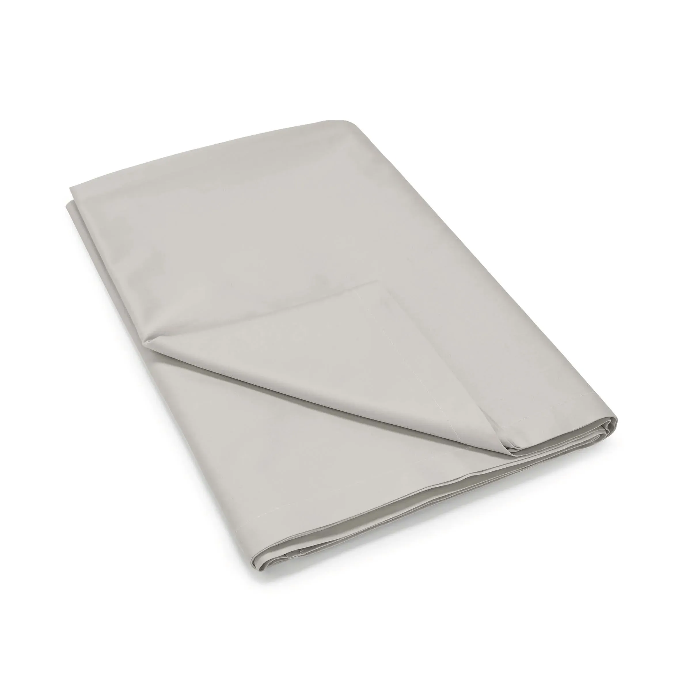 King Size Flat Sheet 500 Thread Count - Silver, Cotton