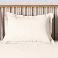 Pair Oxford Pillowcases 500 Thread - Cream, Cotton