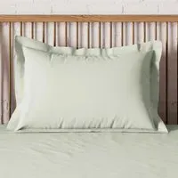Pair Oxford Pillowcases 500 Thread - Sage, Cotton