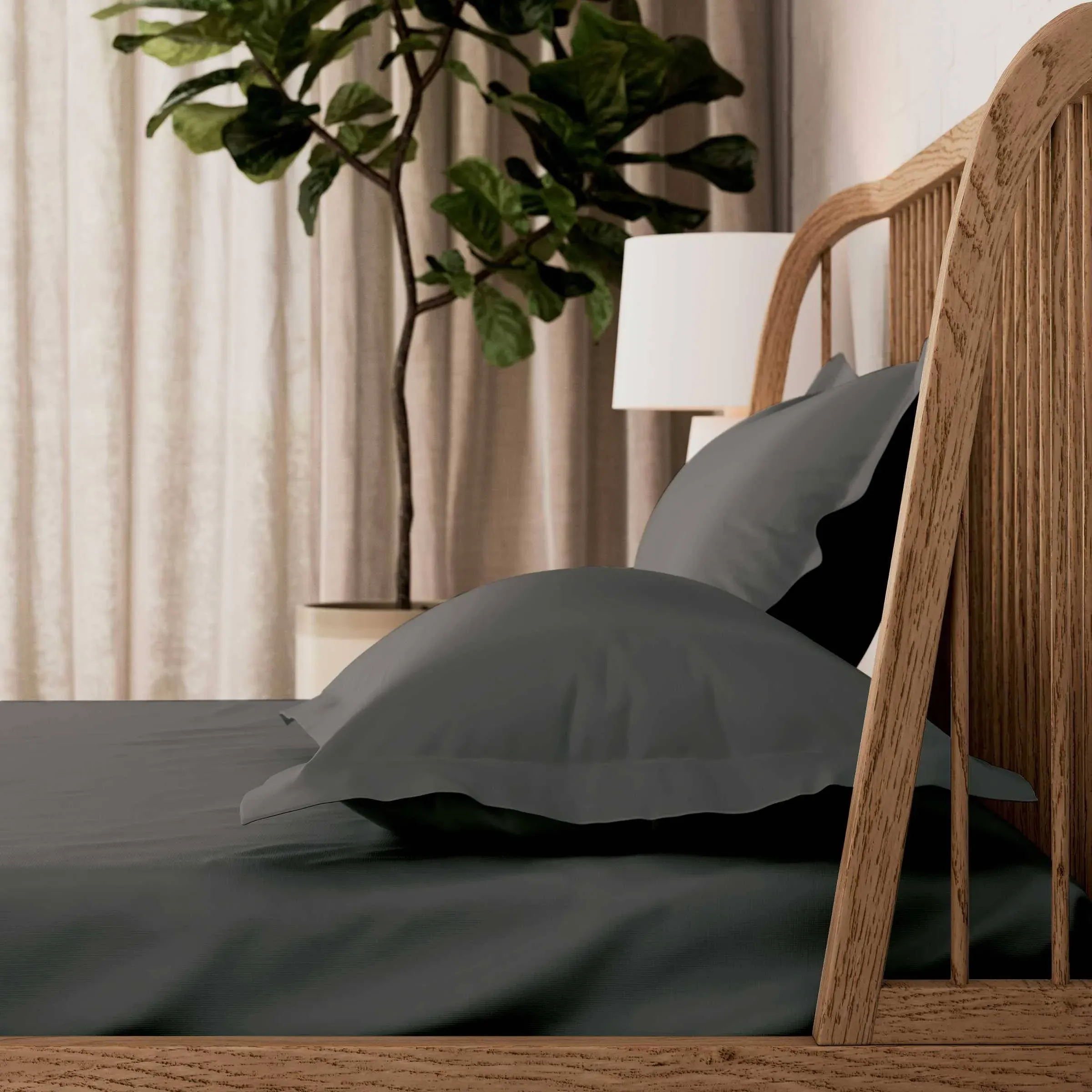Single Fitted Sheet 500 Thread Count - Grey