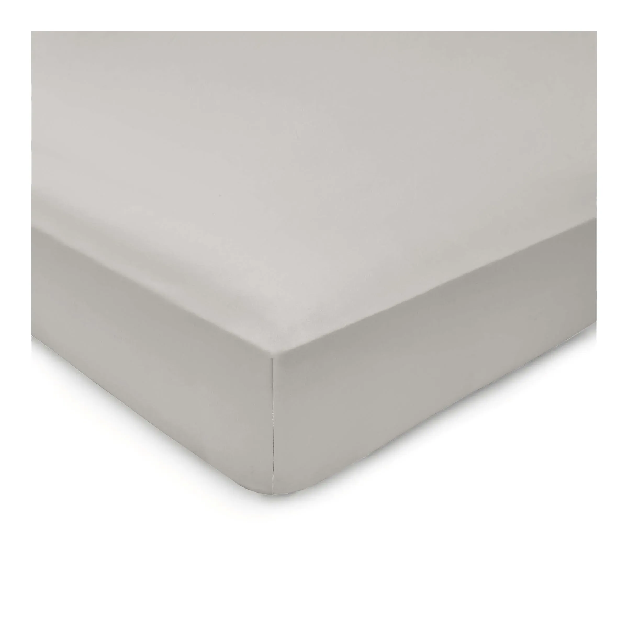 Single Fitted Sheet 500 Thread Count - Silver