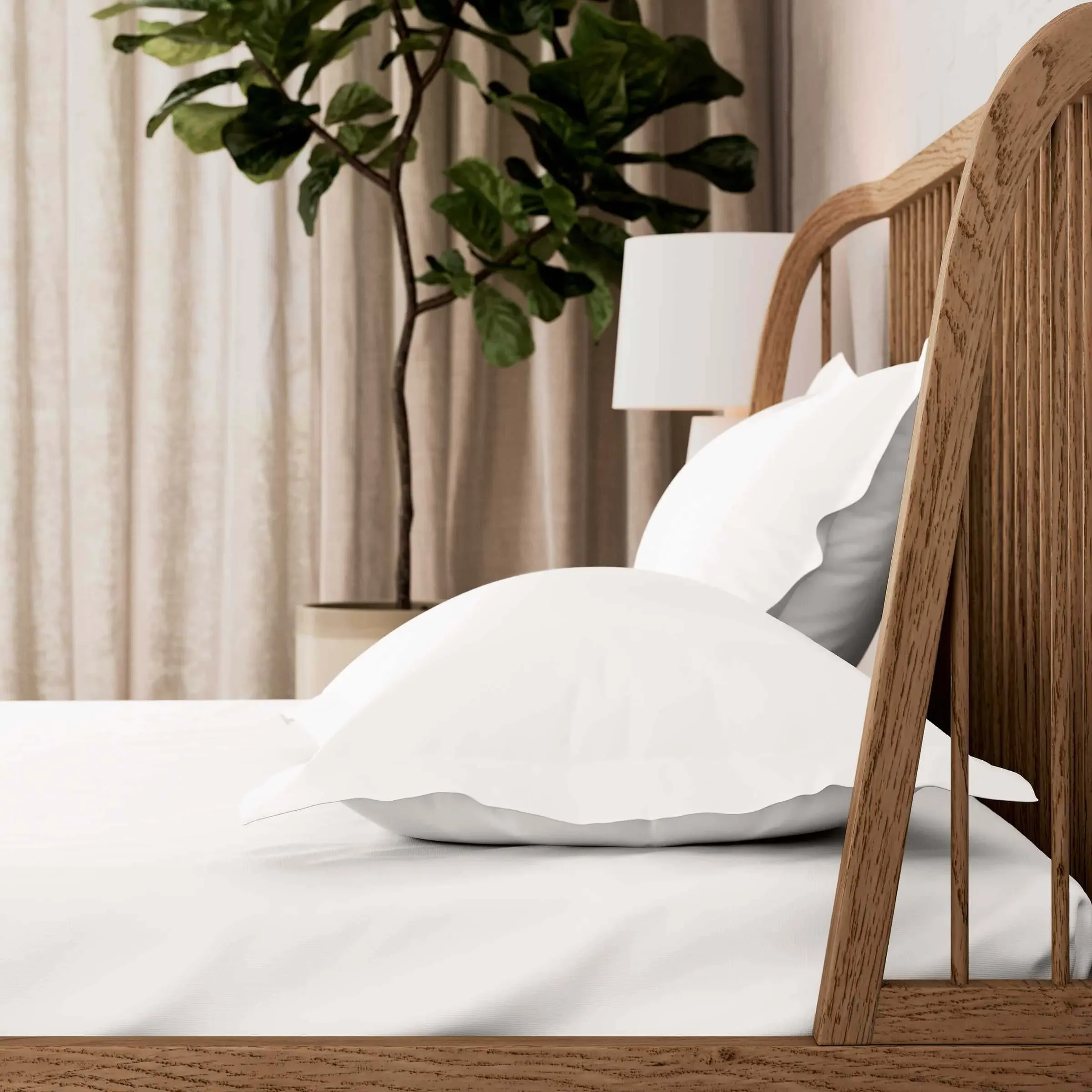 Super King Fitted Sheet 500 Thread Count - White