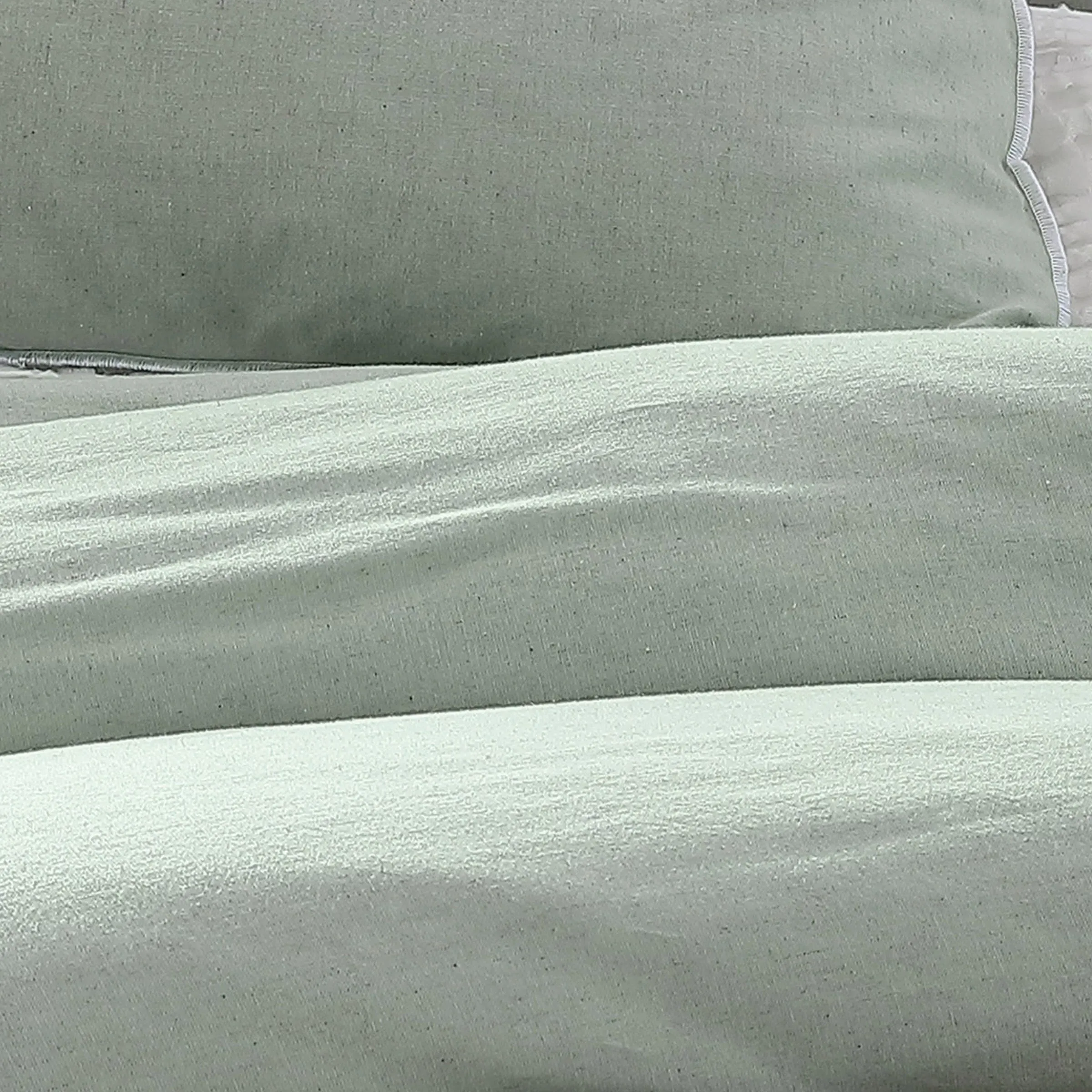 Square Dip Dye Cushion - Linen