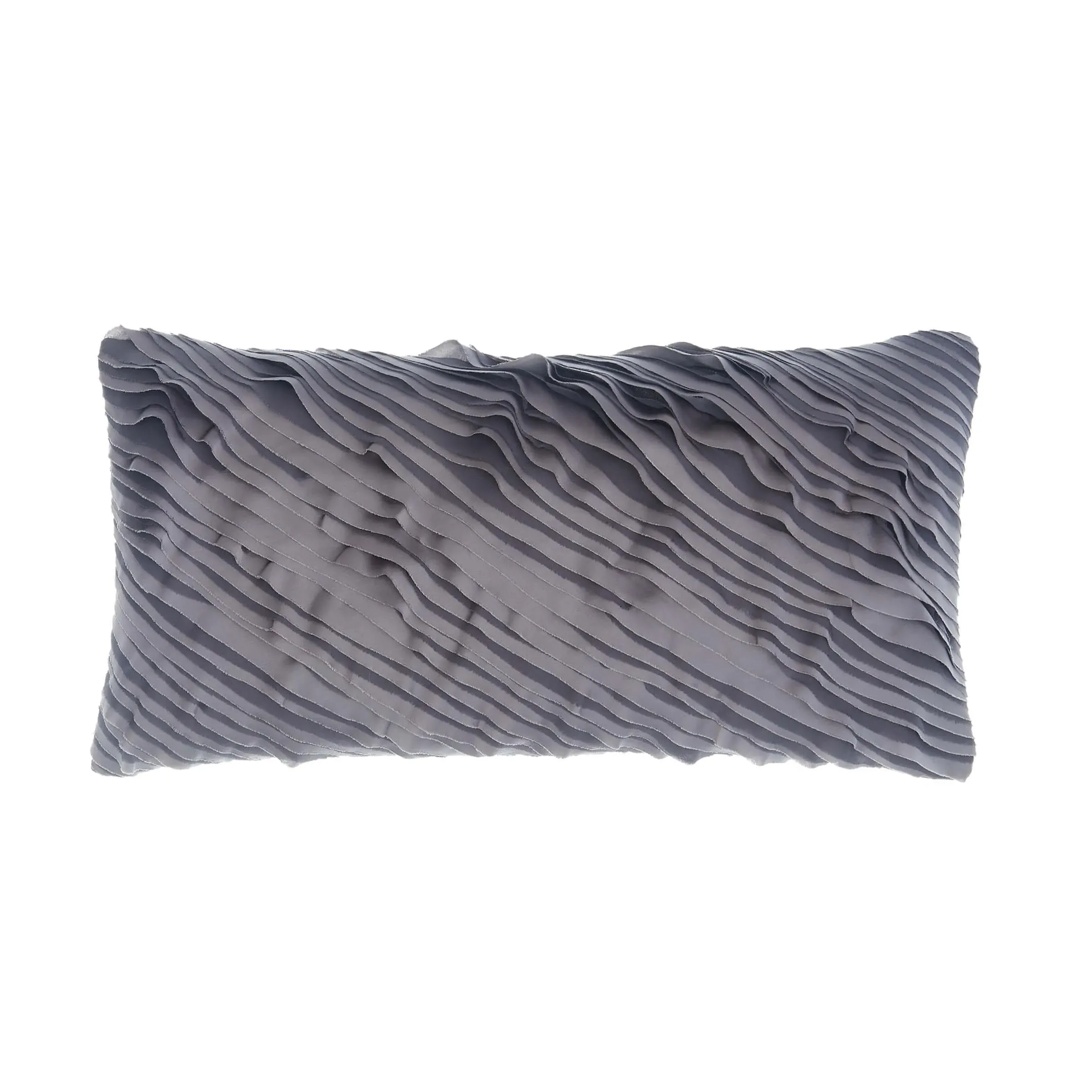 Rectangular Cushion with Jacquard - Charcoal image