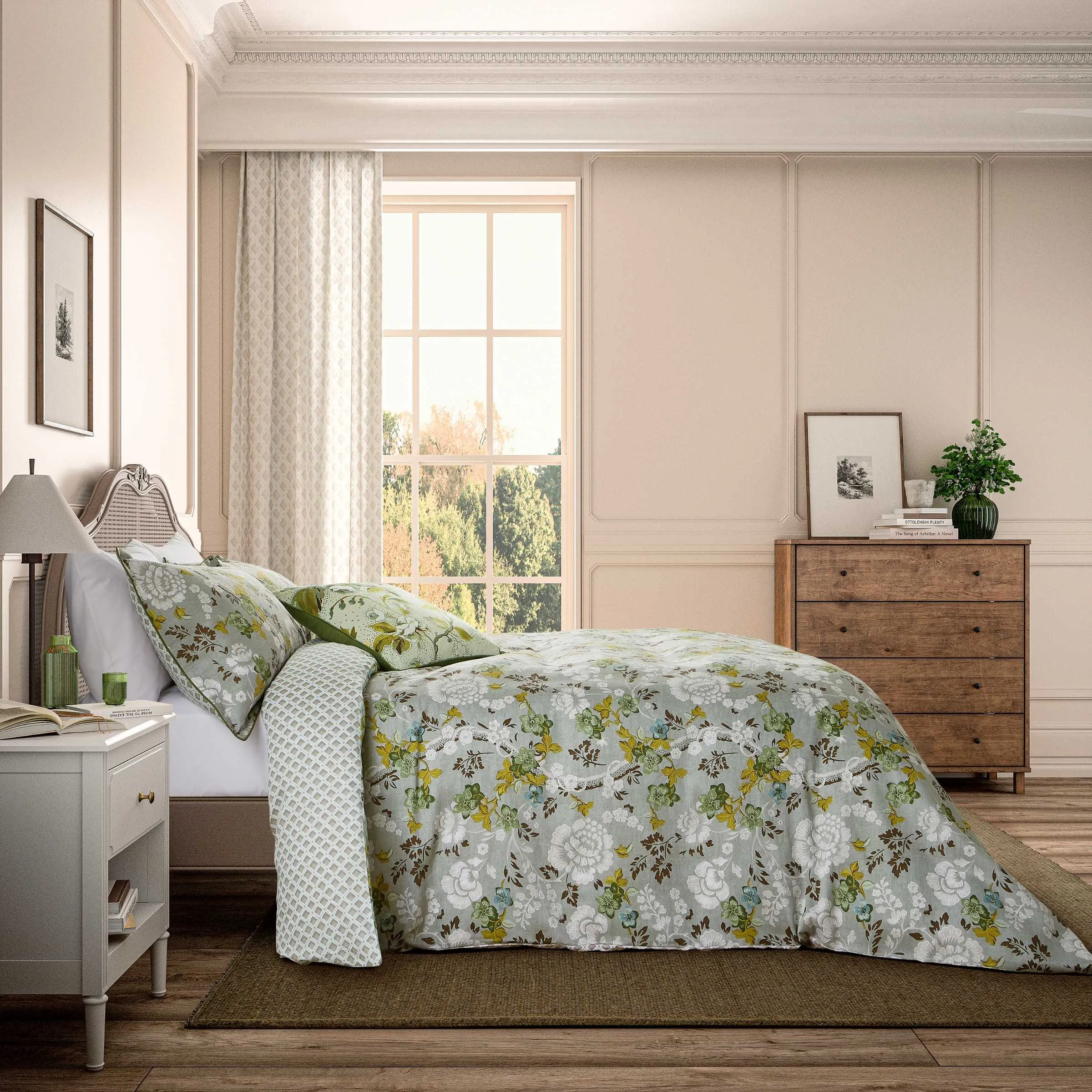Single Duvet Cover Set - Seagrass