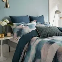 Double Duvet Cover Set - Cascade, Cotton Sateen