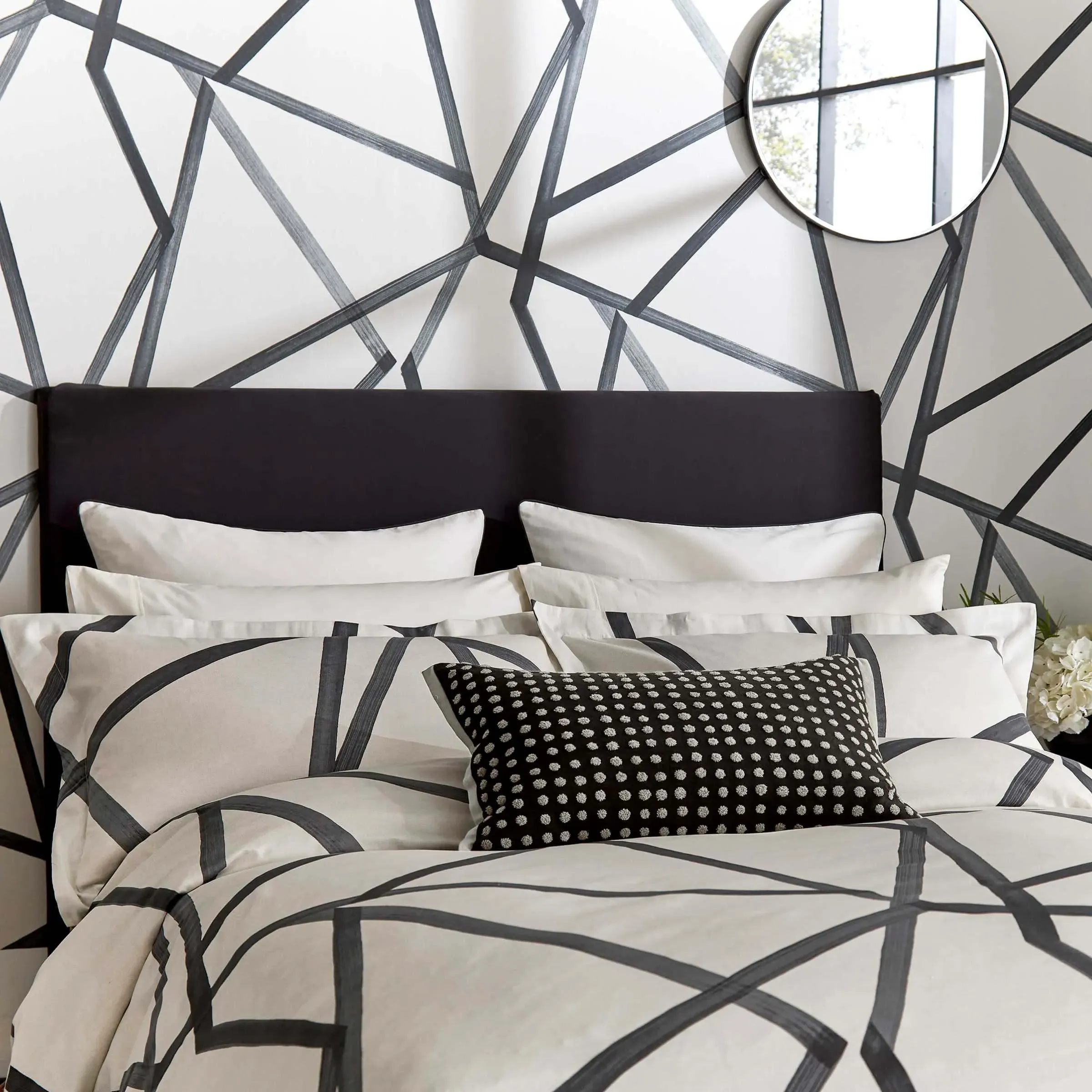 Single Duvet Cover - Charcoal, Cotton Sateen image