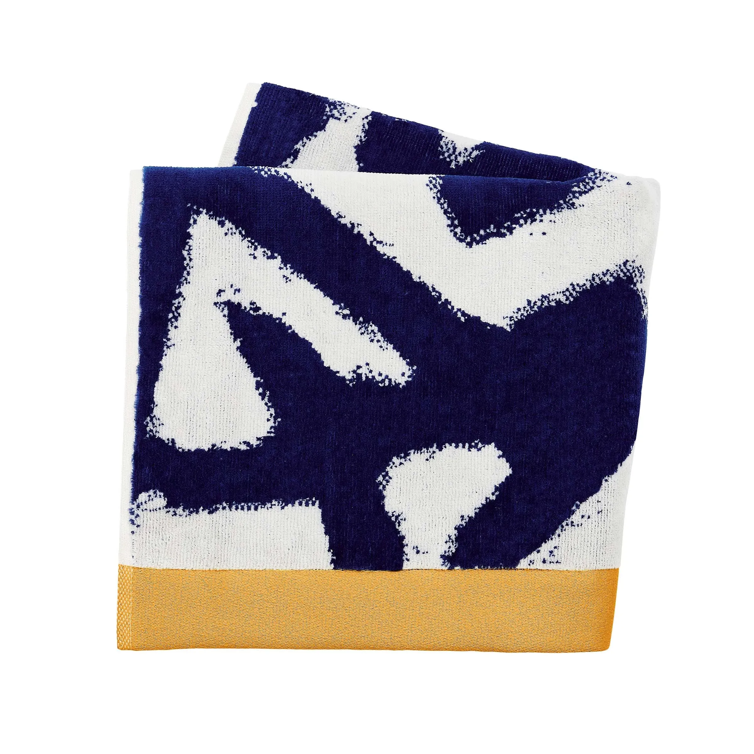 Hand Towel with Abstract Design - Lapis, Cotton image