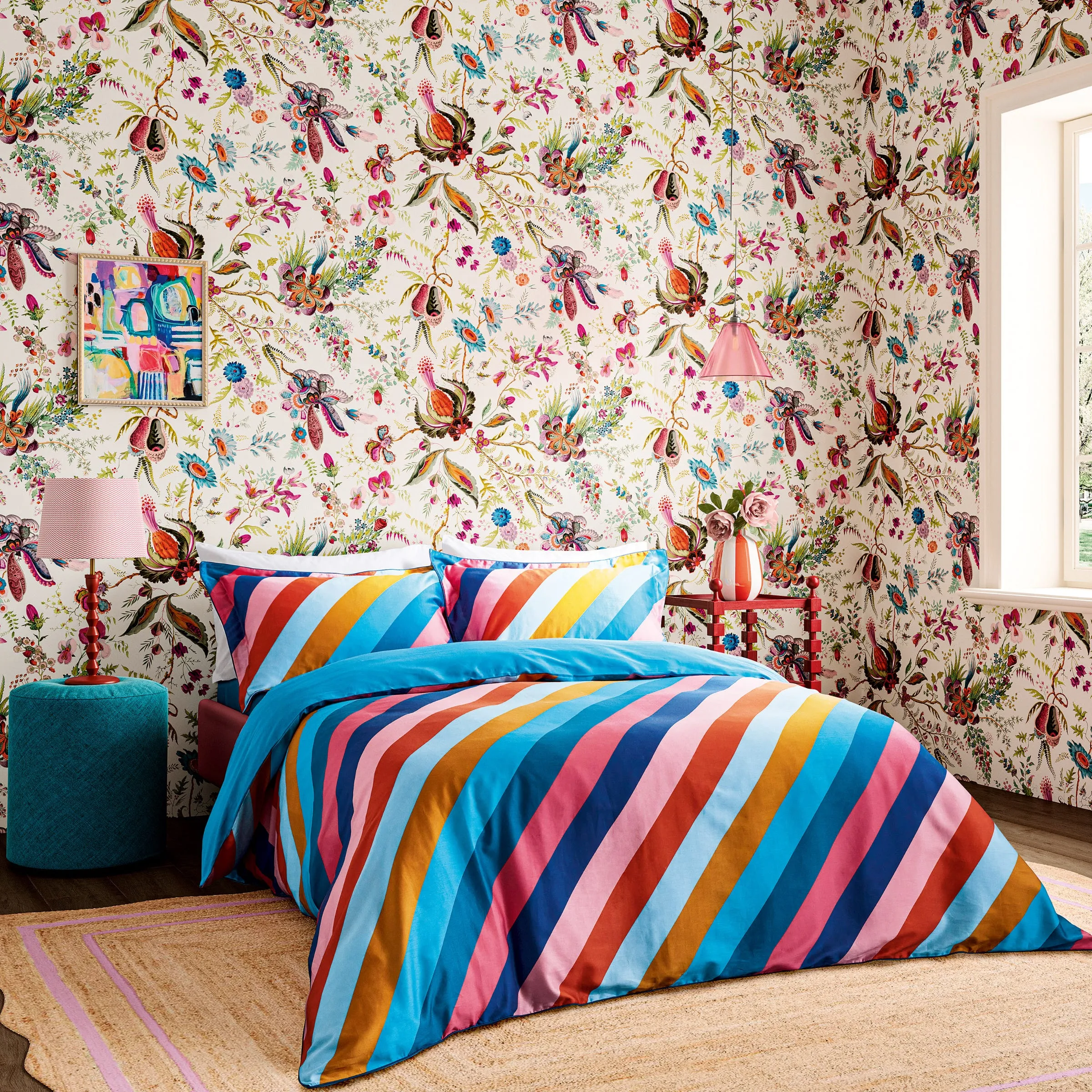 Super King Duvet Cover Set - Lapis, Cotton