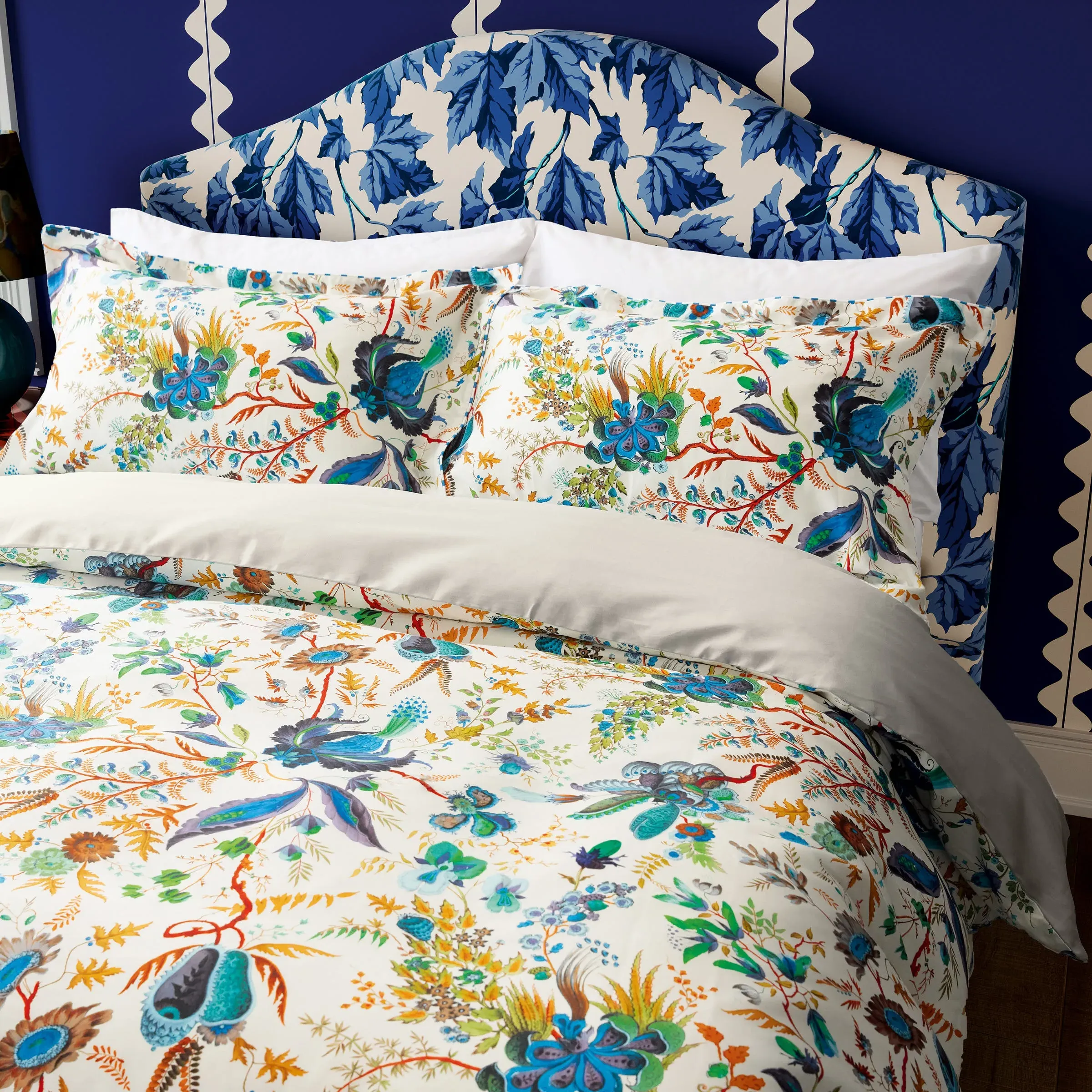 Super King Duvet Cover Set - Lapis, Cotton image