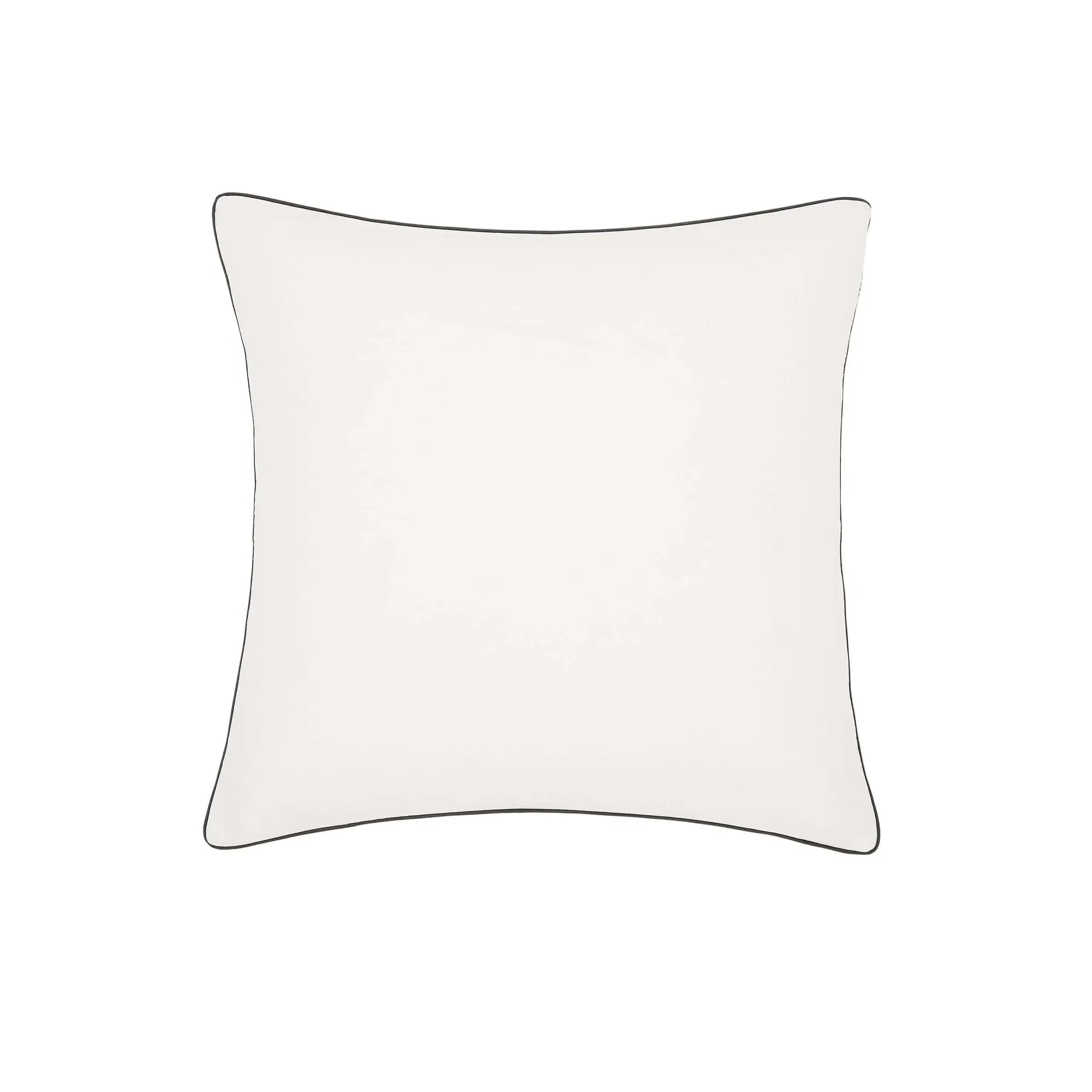 Square Pillowcase - Charcoal, Cotton Sateen image