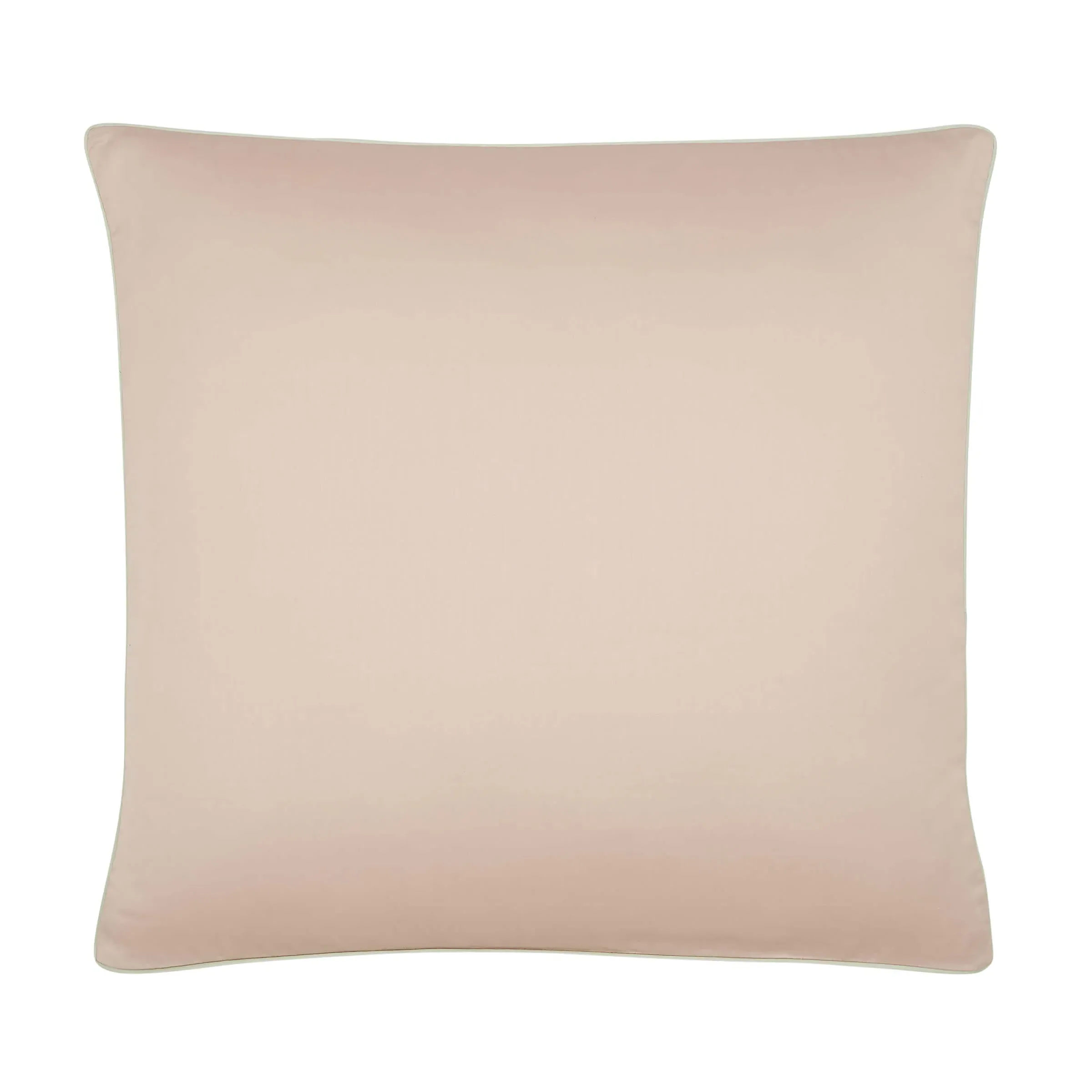 Square Pillowcase - Fig Leaf & Coral, Cotton image