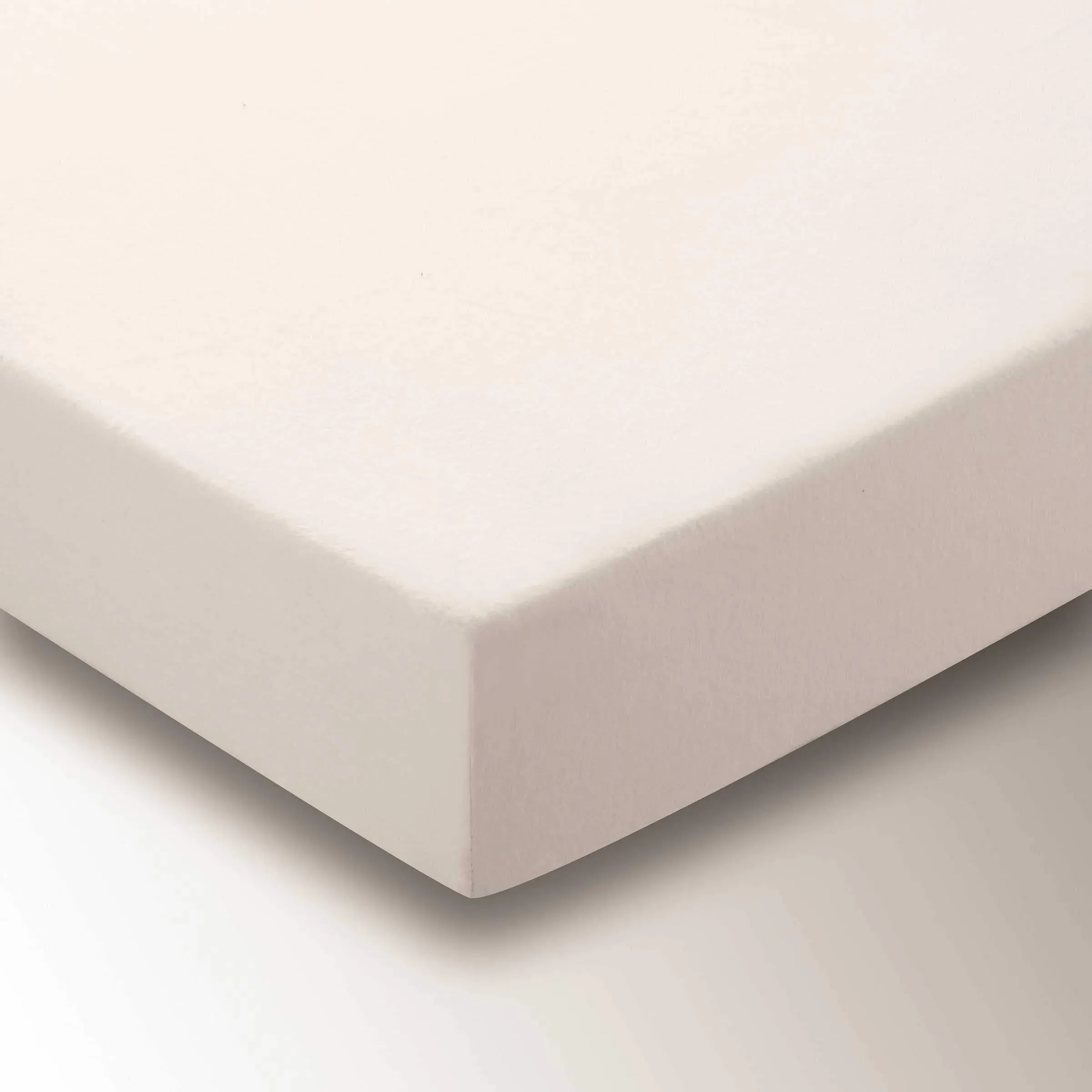 Brushed Cotton Double Fitted Sheet - Ivory product