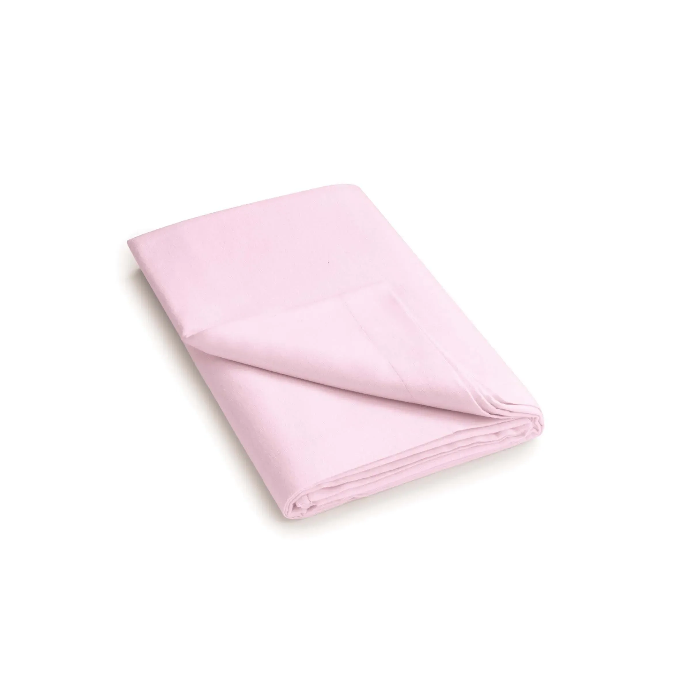 Brushed Cotton Double Flat Sheet - Chambray Blue alternate view