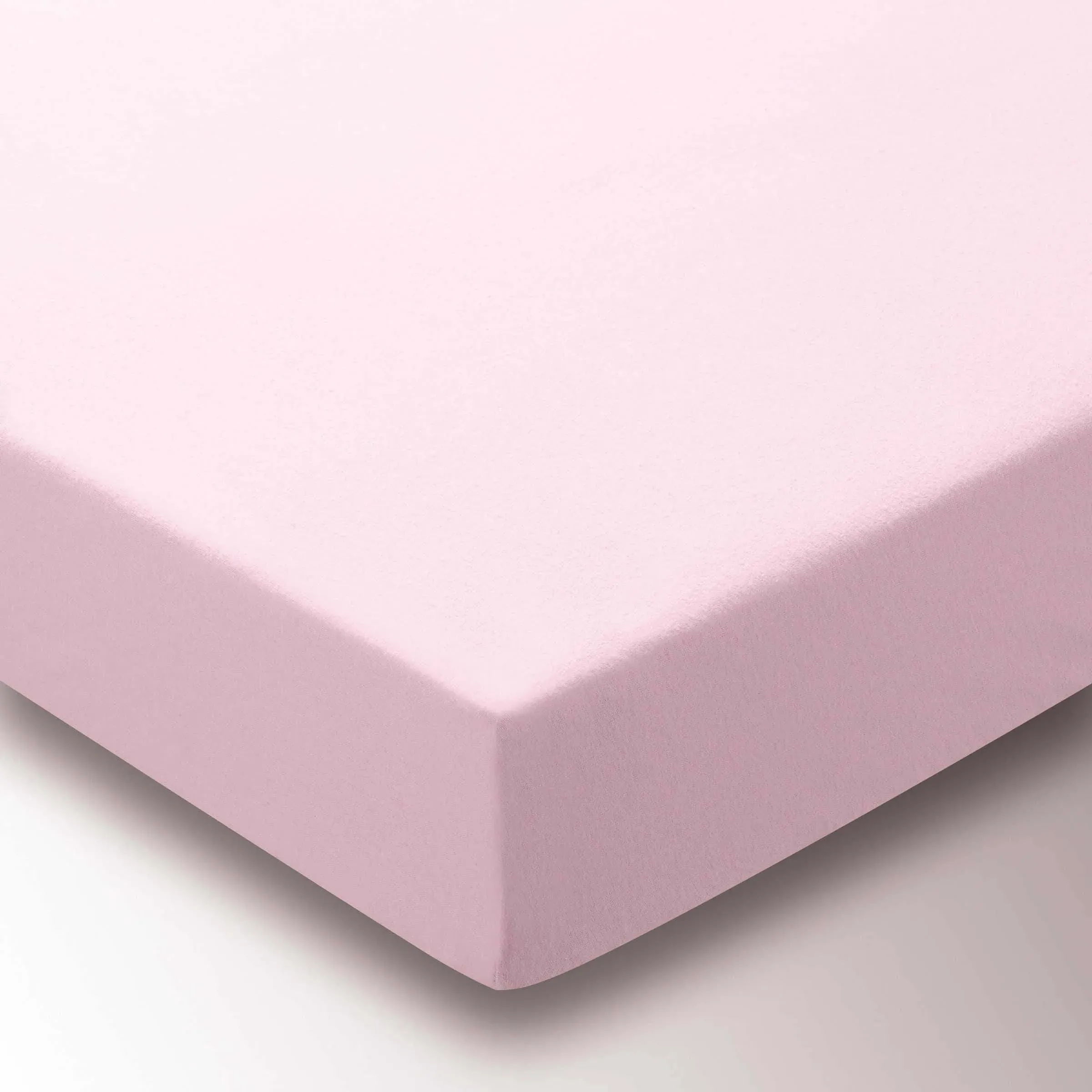 Brushed Cotton Super King Size Fitted Sheet - White alternate view
