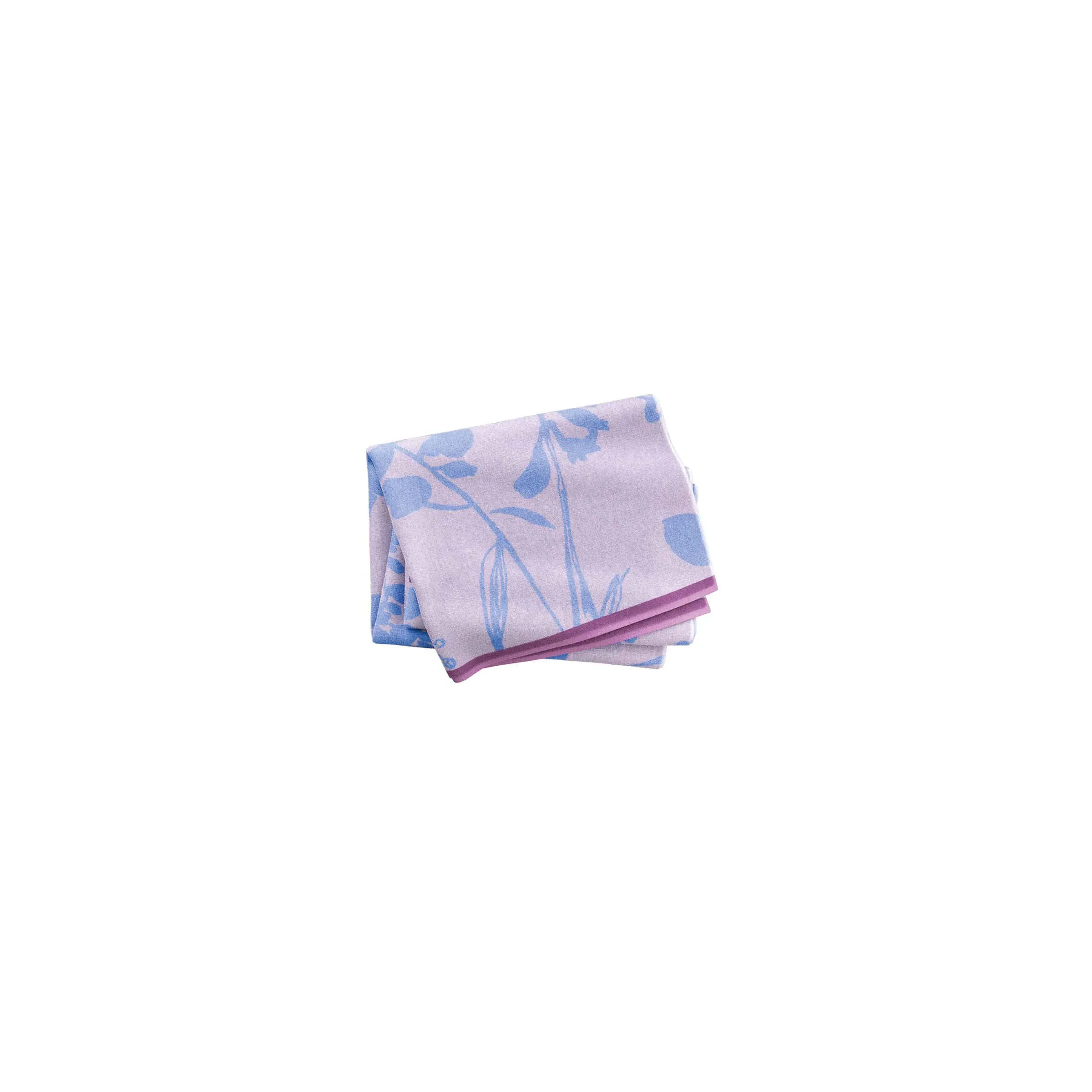 Bath Sheet with Floral Pattern - Pink, Cotton