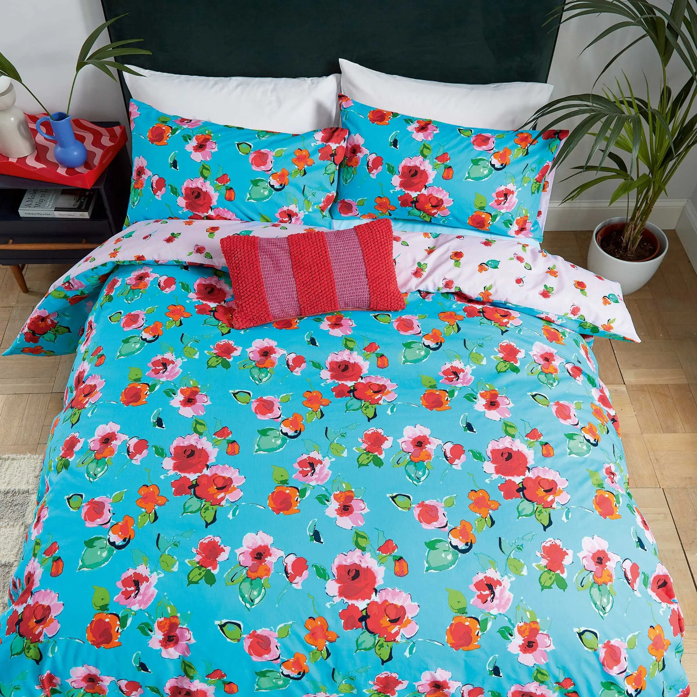 Double Duvet Cover Set - Multi, Cotton