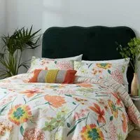 Kingsize Duvet Cover Set with Pillowcases - Mango