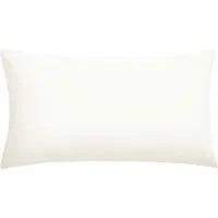 Large Standard Pillowcase - Ivory, Cotton Percale alternate view