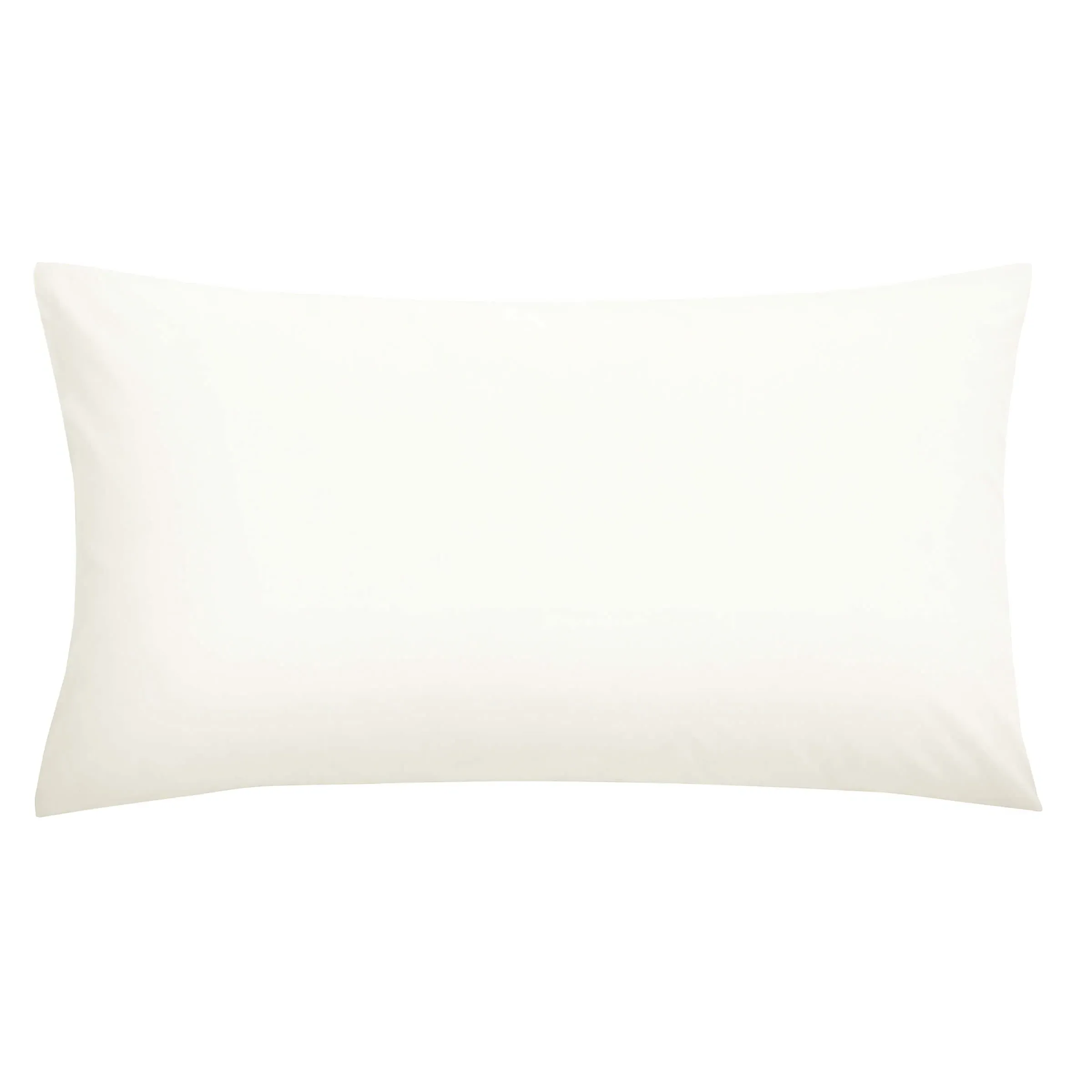 Large Standard Pillowcase - Ivory, Cotton Percale product