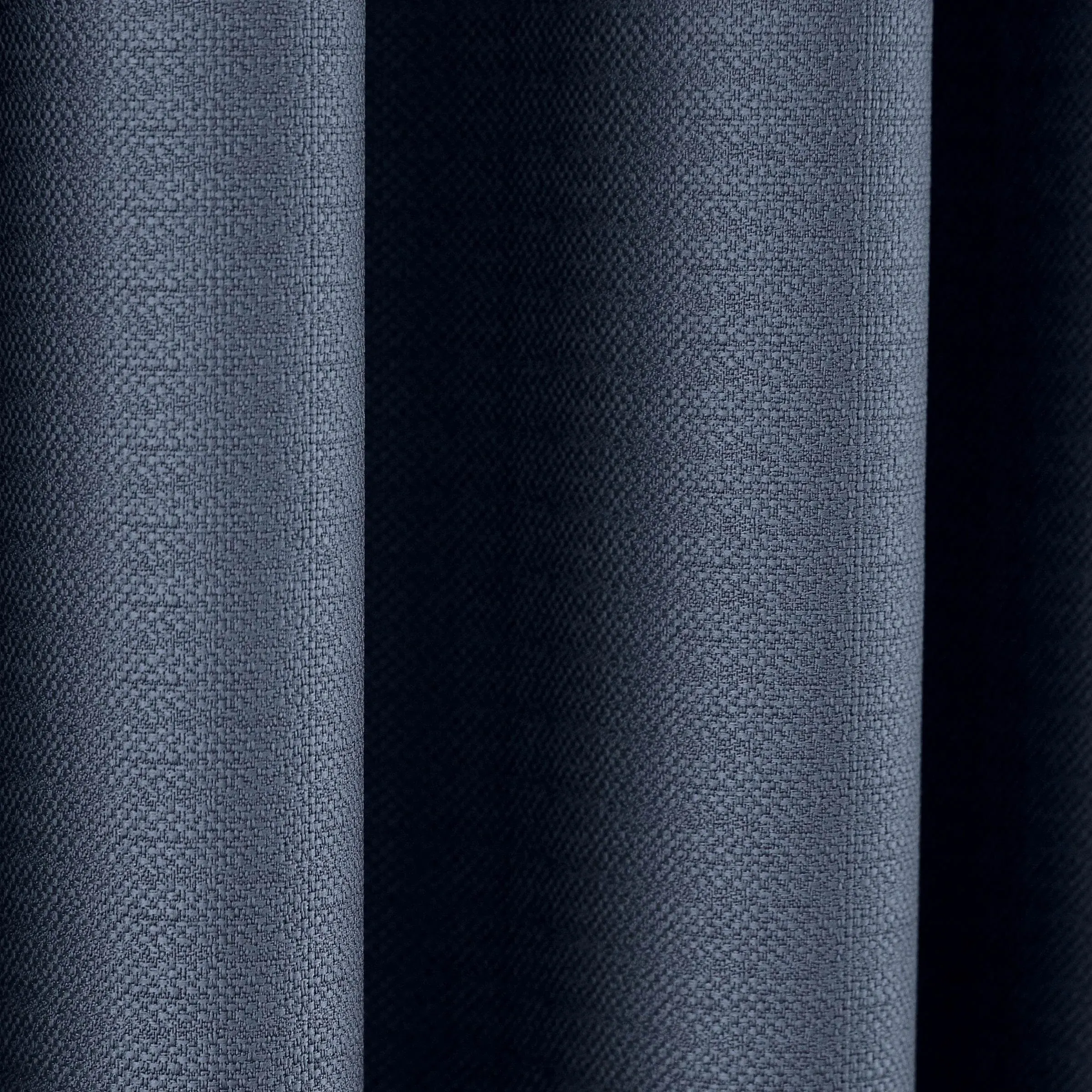 Lined Curtains with Eyelets - Blue, Fabric