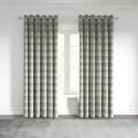 Lined Curtains with Eyelets - Grape, Polyester