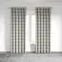 Lined Curtains with Eyelets - Mocha, Polyester