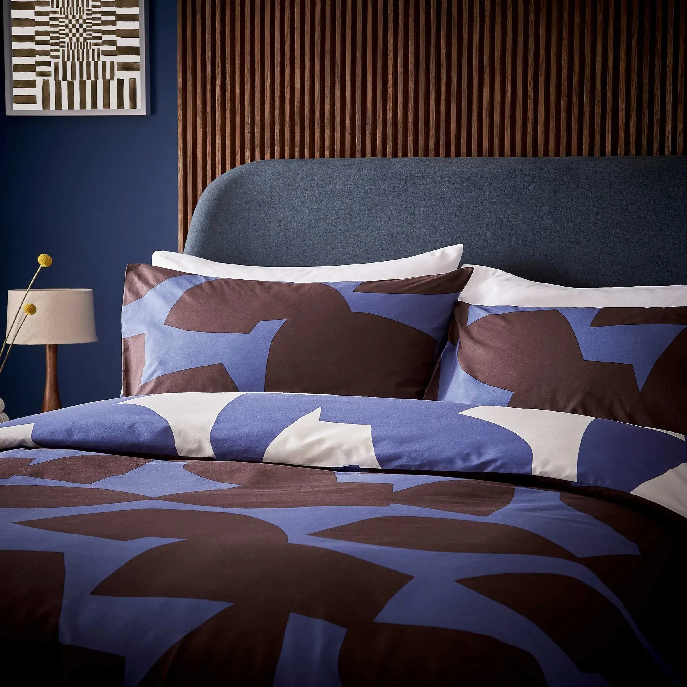 Double Duvet Cover Set - Iris, Cotton