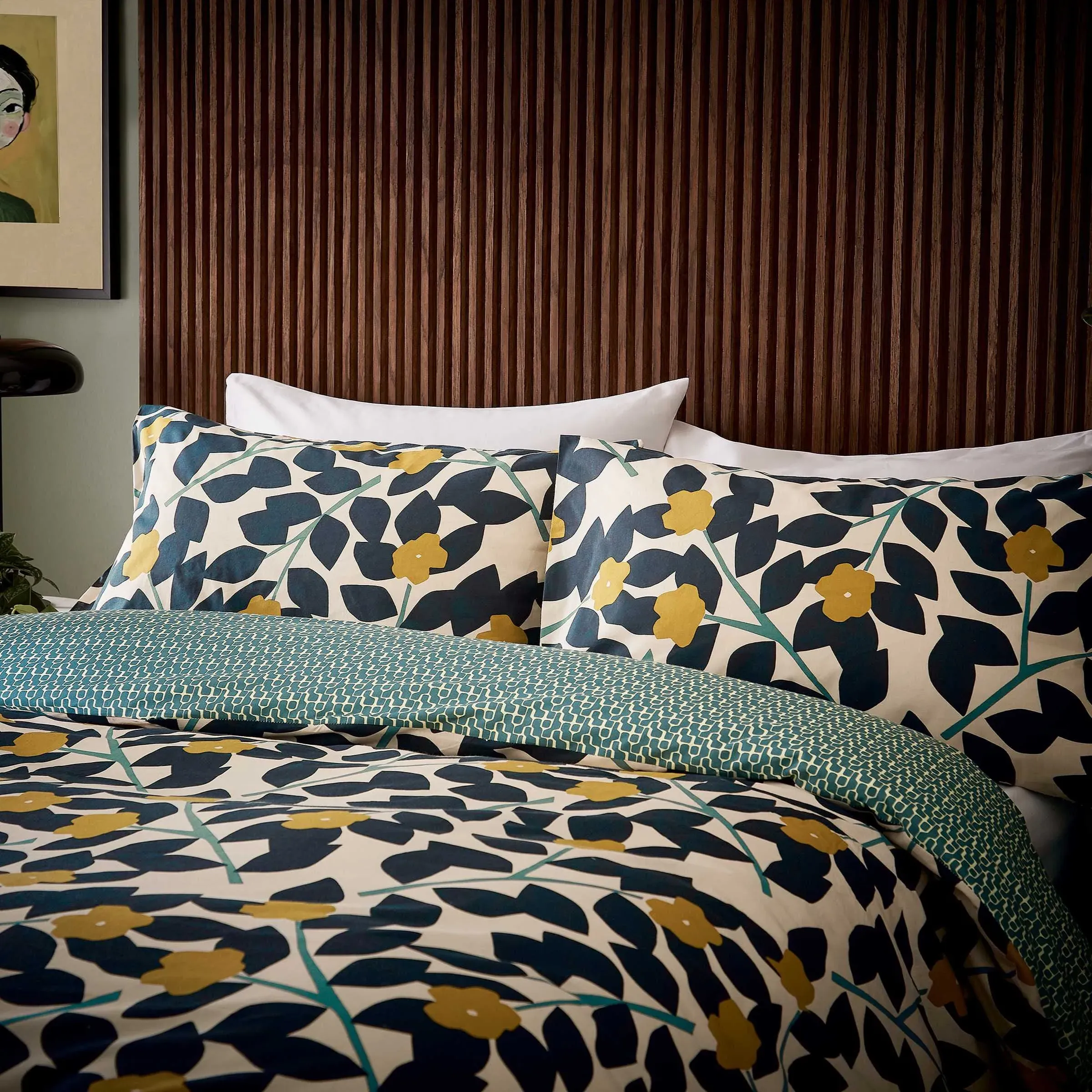 Linnea King Size Duvet Cover Set - Multi, Cotton product