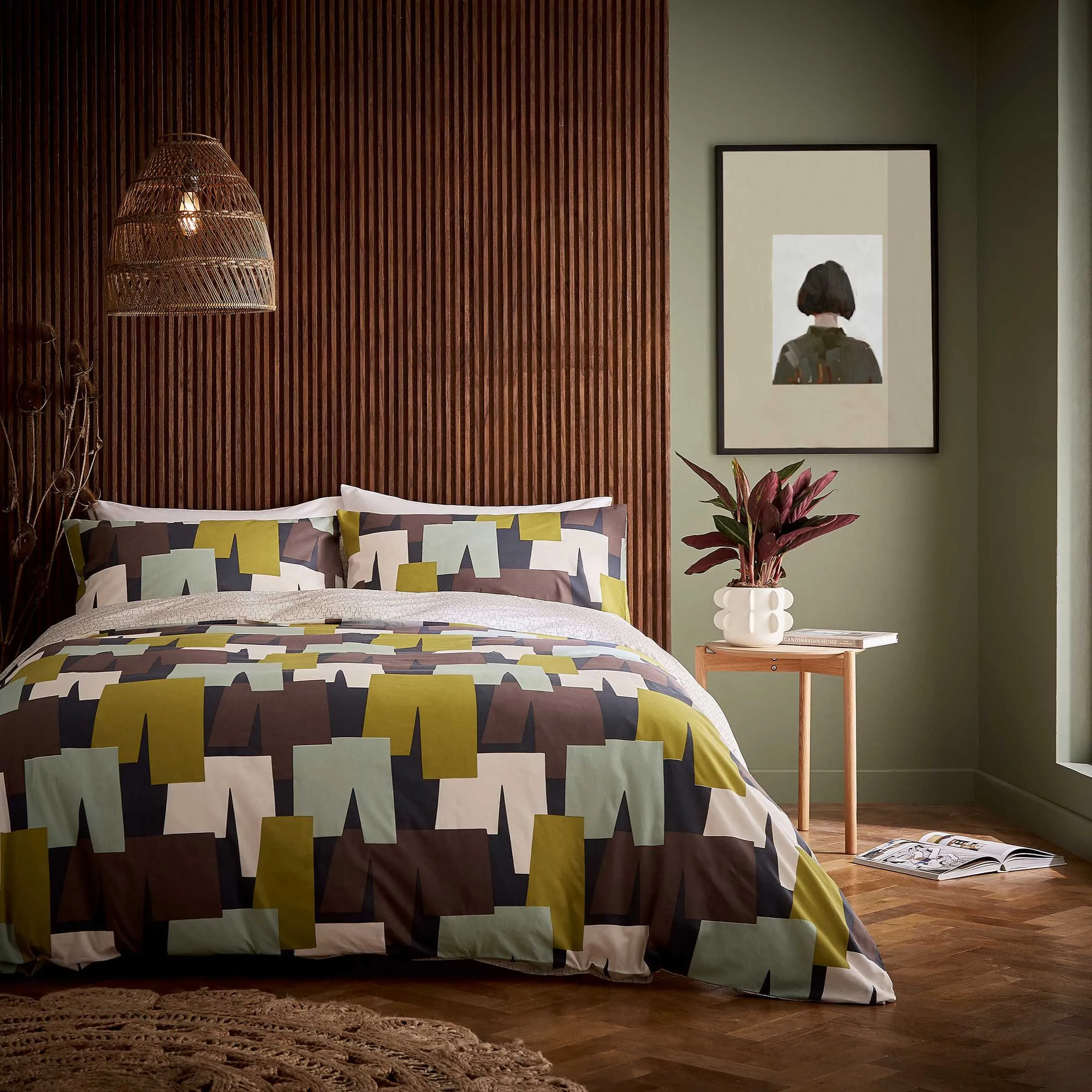 Super King Duvet Cover Set - Multi, Cotton