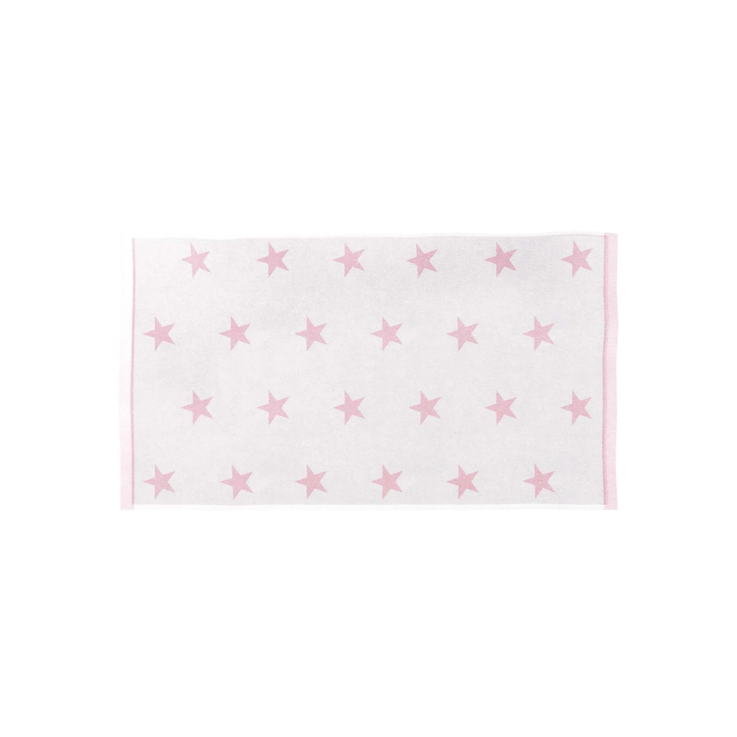 Bath Sheet with Star Pattern - Pink, Cotton