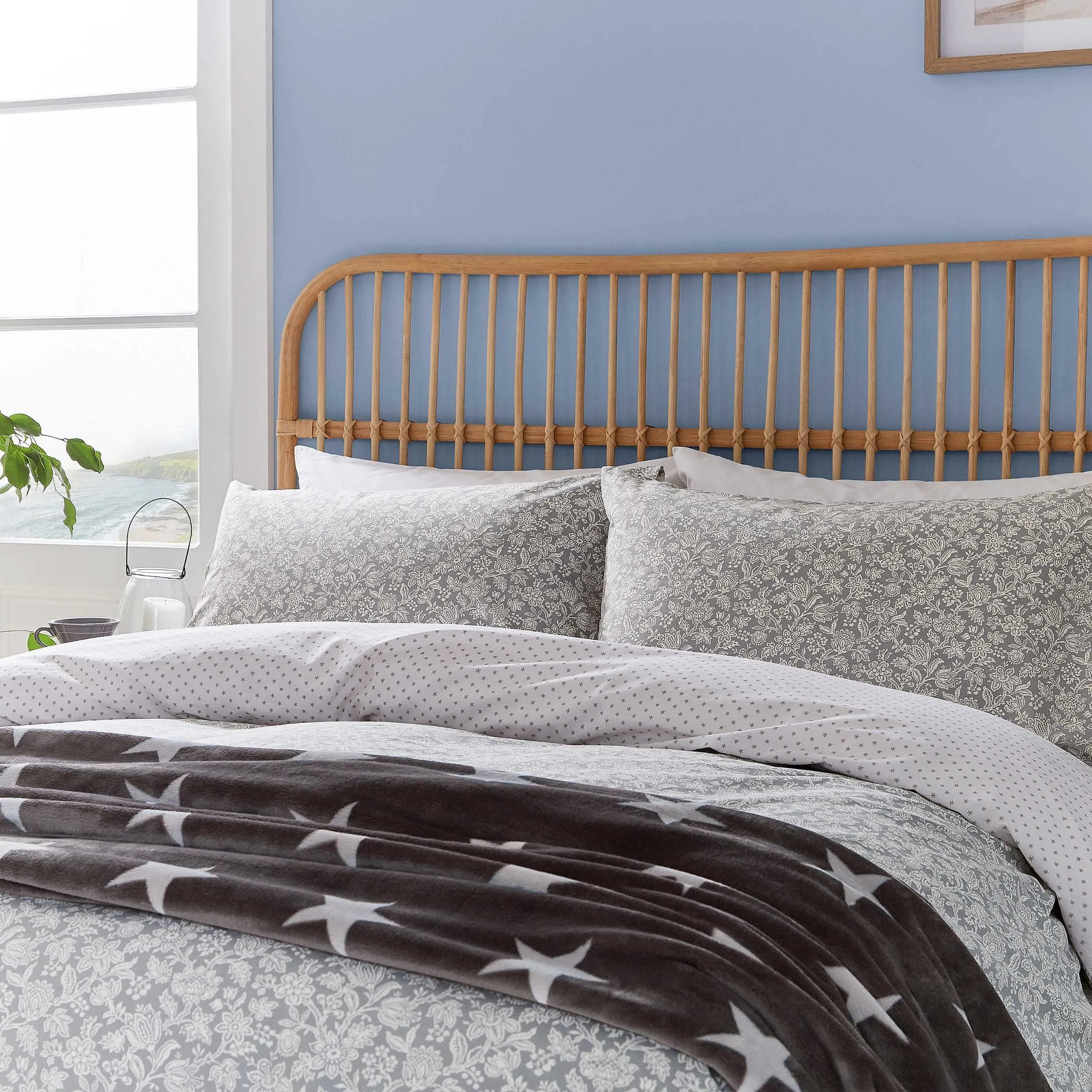 Elmont Single Duvet Cover Set - Grey product