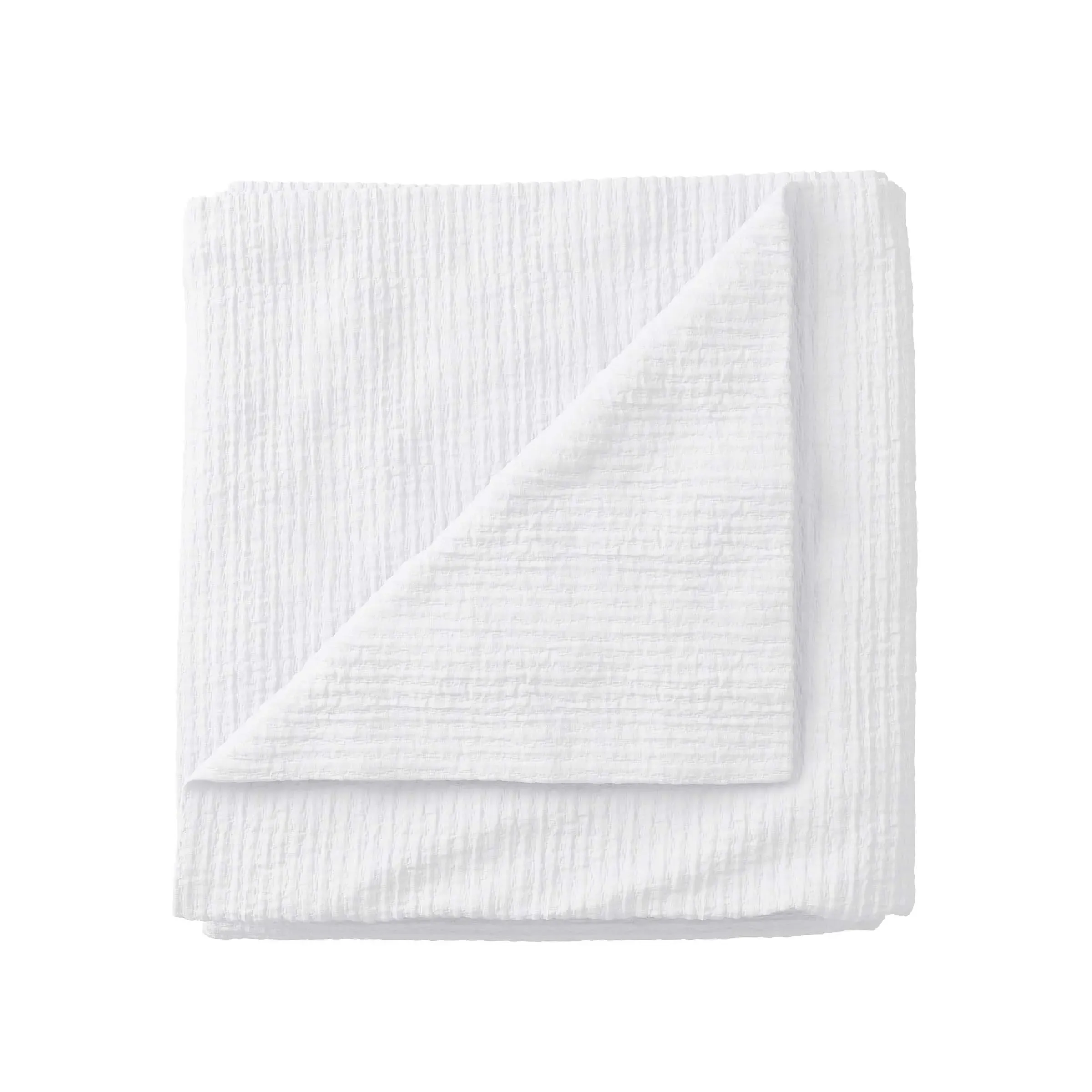 Matelasse Throw - White, Cotton image