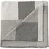 Patchwork Throw with Heritage Design - Grey, Knit