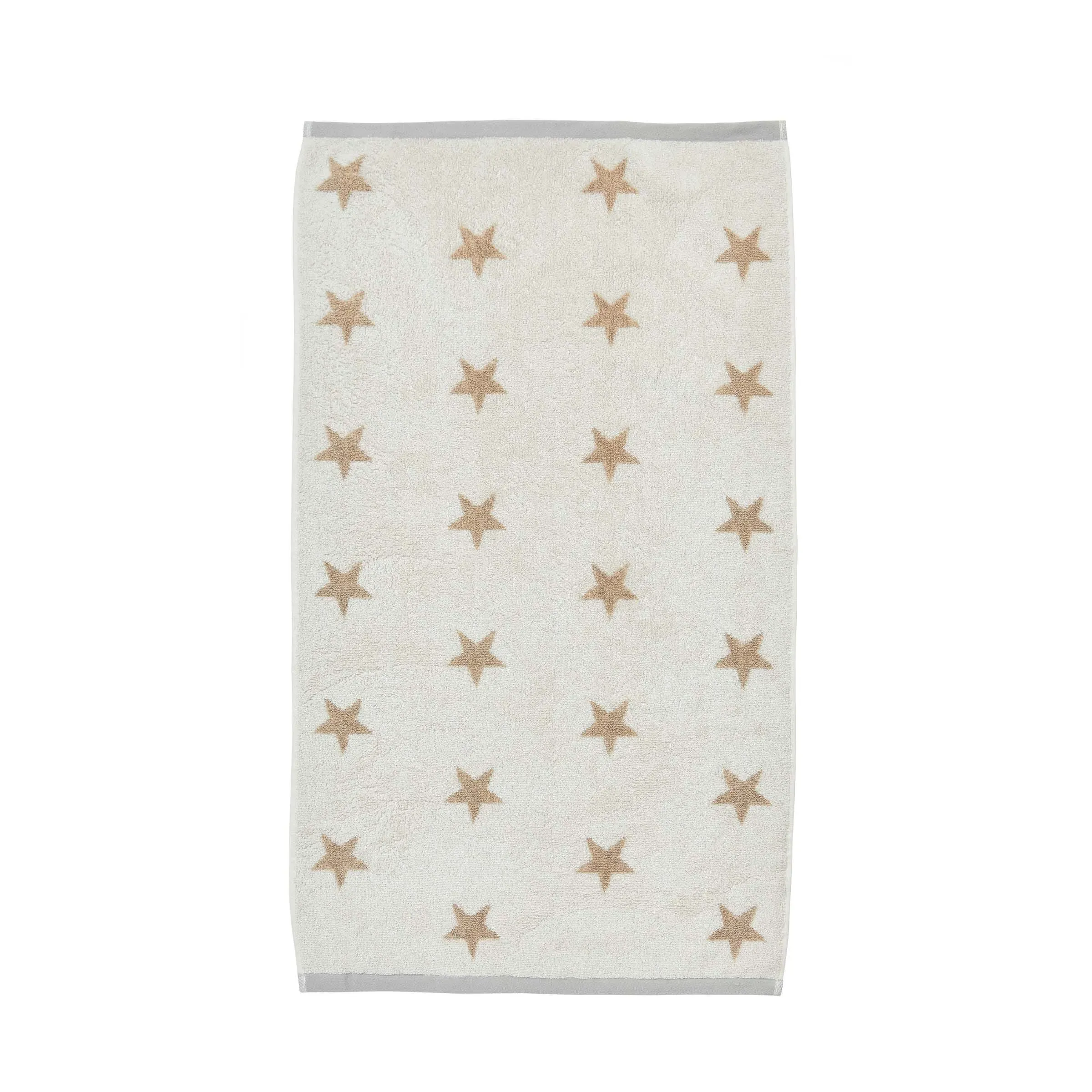Star Hand Towel - Linen & Grey, Cotton Terry product