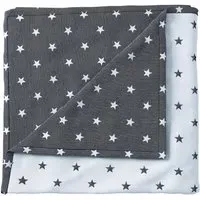 Star Woven Throw - Blue, Cotton