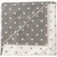 Star Woven Throw - Grey, Cotton