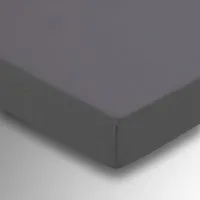 Percale Single Fitted Sheet (36cm Deep) - Charcoal alternate view