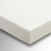 Plain Dye King Size Fitted Sheet - Ivory, Polycotton alternate view