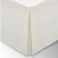 Plain Dye Single Bed Valance - Ivory, Poly Cotton Percale alternate view