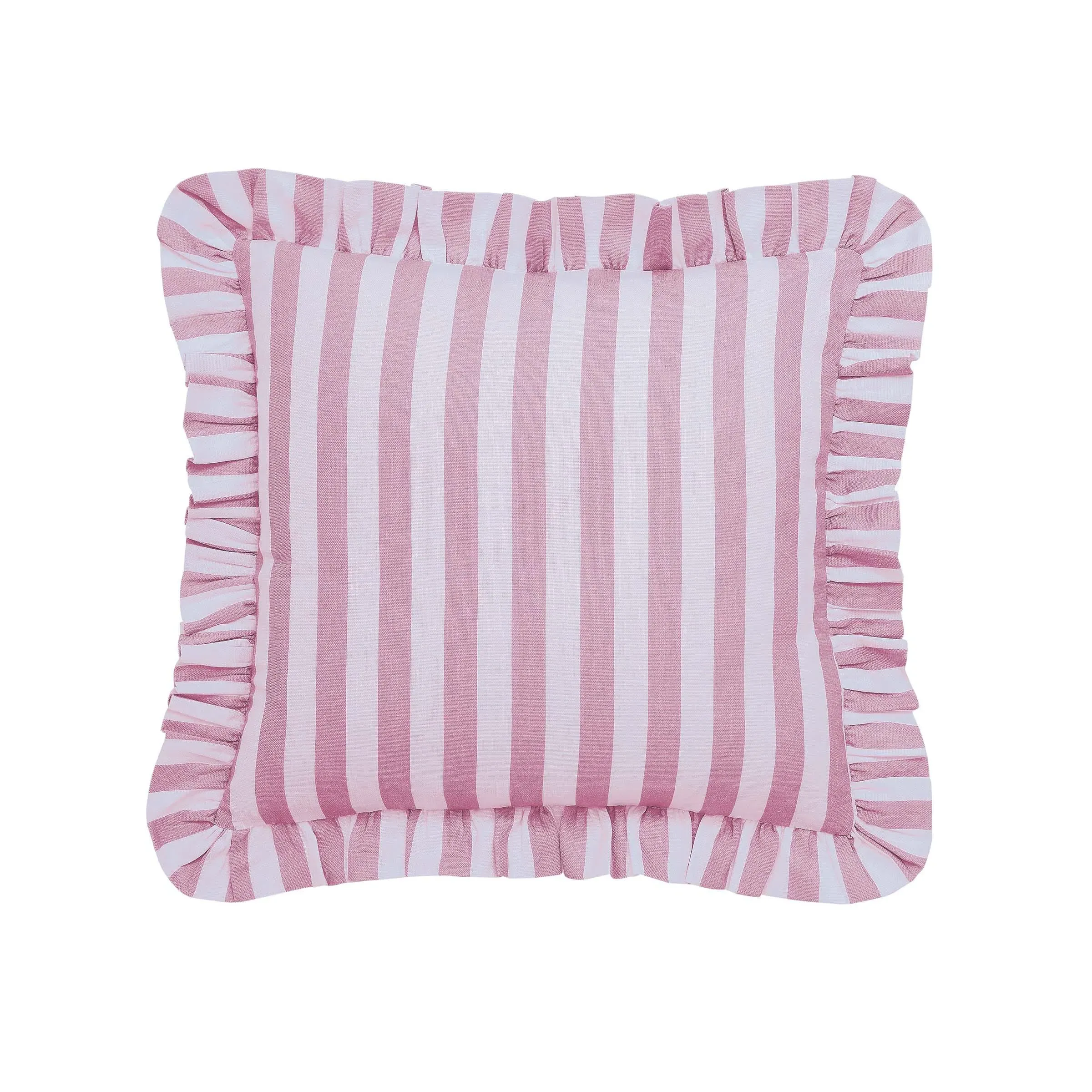 Candy Stripe Square Cushion - Pink product