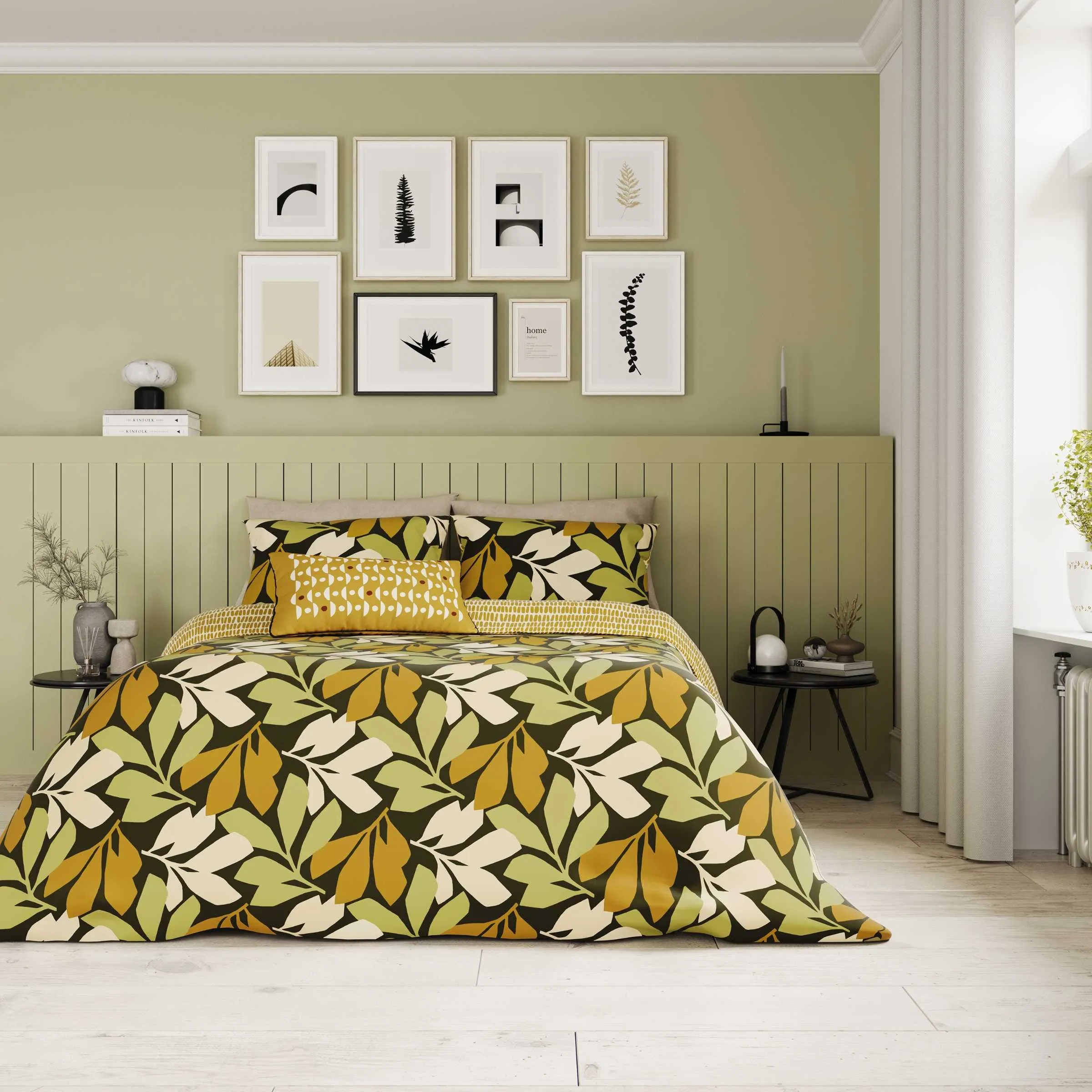 Single Duvet Cover Set - Chartreuse