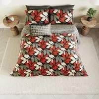 Single Duvet Cover Set - Scarlet